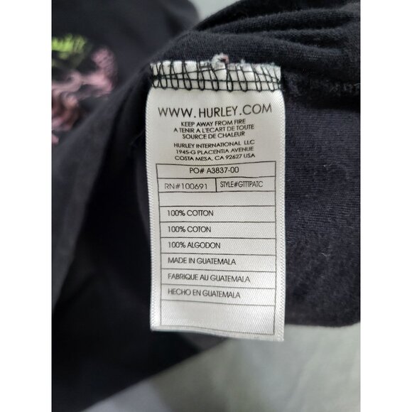 HURLEY Womens LG Racerback Tank Top American Flag Beach Summer y2k - Picture 8 of 8